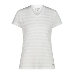 Koszulka damska CMP. Białe bluzki CMP, bez wzorów, sportowe, bez kołnierzyka, bez ramiączek. Za 212.50 zł.