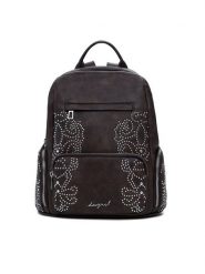 Desigual Plecak Poker Face Chest 25WAKP22 Brązowy. Brązowe plecaki Desigual, bez wzorów, ze skóry. Za 379.99 zł.