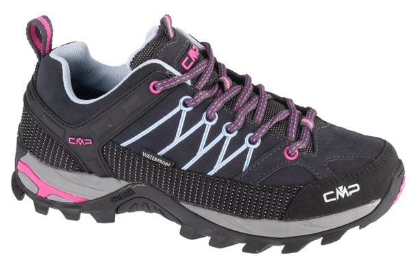 Buty trekkingowe damskie CMP Rigel Low. Czarne trekkingi CMP, z materiału, outdoorowe. Za 328.88 zł.