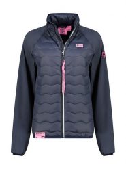 Geographical Norway Kurtka funkcyjna "Tropper" w kolorze granatowym rozmiar: S. Niebieskie kurtki sportowe Geographical Norway, s, bez wzorów, bez kaptura, outdoorowe. Za 136.45 zł.