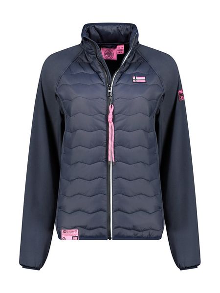 Geographical Norway Kurtka funkcyjna "Tropper" w kolorze granatowym rozmiar: S. Niebieskie kurtki sportowe Geographical Norway, s, bez wzorów, bez kaptura, outdoorowe. Za 131.12 zł.