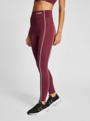 Legginsy damskie Hummel Mt Flash. Brązowe legginsy sportowe Hummel, na wiosnę, xs, bez wzorów, z elastanu, na fitness i siłownię. Za 255.00 zł.