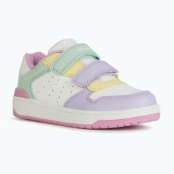 Buty juniorskie Geox Washiba. Białe trekkingi Geox, trekkingowe. Za 209.99 zł.