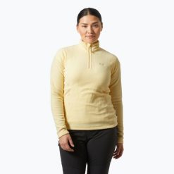 Bluza trekkingowa damska Helly Hansen Daybreaker 1/2 Zip. Żółte bluzy Helly Hansen, bez wzorów, bez kaptura. Za 209.99 zł.