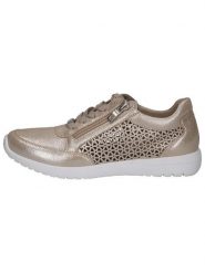 Caprice Skórzane sneakersy w kolorze jasnobrązowo-szarym rozmiar: 41. Brązowe trampki Caprice, bez wzorów, ze skóry, bez zapięcia. Za 272.95 zł.