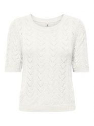 ONLY Sweter w kolorze białym rozmiar: XS. Białe swetry Only, xs, bez wzorów, bez ramiączek. Za 61.60 zł.