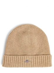 Gant Czapka Kobiety beżowy, ONE SIZE. Brązowe czapki GANT, bez wzorów, z dzianiny. Za 179.95 zł.