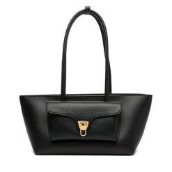 Torebka Coccinelle. Czarne torebki klasyczne Coccinelle, bez wzorów, bez dodatków. Za 1,579.00 zł.