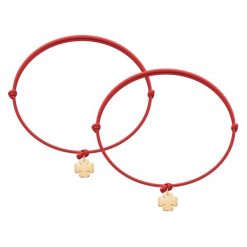 Bransoletki For Luck. Czerwone bransoletki Lilou, pozłacane. Za 178.00 zł.