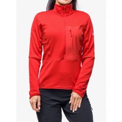 Bluza polarowa damska Berghaus MTN Arete LB HZ. Czerwone bluzy Berghaus, na zimę, s, bez wzorów, z polaru, bez kaptura. Za 361.99 zł.