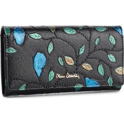 Duży Portfel Damski PIERRE CARDIN - 04 PLANT 114 Black 19215. Czarne portfele Pierre Cardin, bez wzorów, ze skóry. Za 129.00 zł.