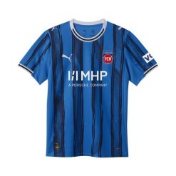 Młodzieżowa koszulka wyjazdowa FC Heidenheim 25/26 PUMA Ignite Blue Navy. Niebieskia bluzki Puma, l, bez wzorów, młodzieżowe, bez kołnierzyka, bez ramiączek. Za 289.00 zł.