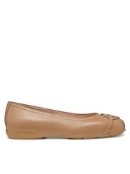 Geox Baleriny D Annytah W D55XYA 000TU C5000 Beżowy. Brązowe baleriny Geox, bez wzorów, ze skóry, bez obcasa. Za 329.99 zł.