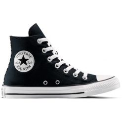 Adidasy Converse Chuck Taylor All Star Leopard, Dla obu płci. Czarne obuwie sportowe Converse, bez zapięcia. Za 490.00 zł.