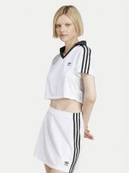 Adidas T-Shirt adicolor Football Jacquard JD2608 Biały Slim Fit. Białe t-shirty Adidas, xl, bez wzorów, z syntetyku, bez kołnierzyka, bez ramiączek. Za 109.99 zł.