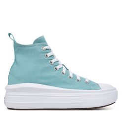 Trampki Converse. Zielone trampki Converse, bez wzorów, bez zapięcia. Za 199.99 zł.