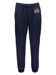 GAP Spodnie dresowe w kolorze granatowym rozmiar: XL. Niebieskie spodnie sportowe GAP, xl, bez wzorów, z dresówki. Za 105.88 zł.