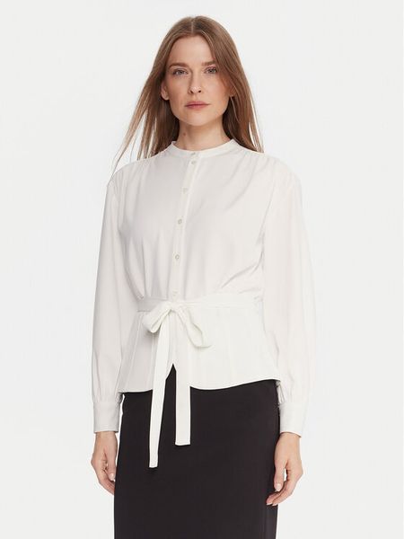 French Connection Koszula 72ZBU Biały Regular Fit. Białe koszule French Connection, bez wzorów, z syntetyku, bez kołnierzyka, bez ramiączek. Za 399.99 zł.