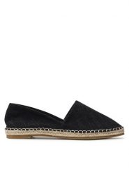 Jenny Fairy Espadryle WS140703-01 Czarny. Czarne espadryle Jenny Fairy, bez wzorów, z materiału, bez obcasa, bez zapięcia. Za 89.99 zł.