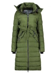 Canadian Peak Płaszcz zimowy "Cabimeak" w kolorze zielonym rozmiar: XL. Zielone płaszcze Canadian Peak, na zimę, xl, bez wzorów, z puchu, bez kaptura. Za 289.20 zł.
