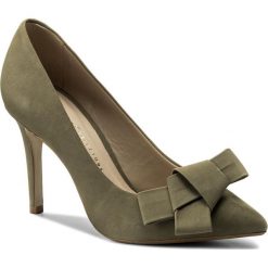Szpilki BRONX - 75094-B BX 1245 Summer Khaki 2206. Zielone szpilki Bronx, z aplikacjami, z nubiku, eleganckie, bez obcasa, na obcasie, bez zapięcia. W wyprzedaży za 289.00 zł.