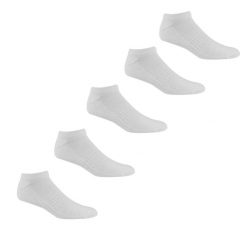 Trainer unisex skarpety 5-pak. Białe skarpety Regatta, bez wzorów. W wyprzedaży za 34.99 zł.