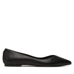 Baleriny HUGO. Czarne baleriny Hugo, bez wzorów, bez obcasa. Za 649.99 zł.