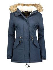 ANAPURNA Parka "Ampuriana" w kolorze granatowym rozmiar: M. Niebieskie parki ANAPURNA, m, klasyczne, bez kaptura. Za 248.39 zł.
