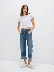 MAVI Dżinsy "Anya" - Comfort fit - w kolorze niebieskim rozmiar: W33. Niebieskie jeansy Mavi, bez wzorów, z podwyższonym stanem. Za 159.95 zł.