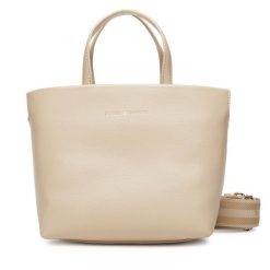 Torebka Tommy Hilfiger. Brązowe torebki klasyczne TOMMY HILFIGER, bez wzorów, bez dodatków. Za 599.99 zł.