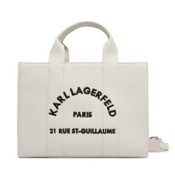 Torebka KARL LAGERFELD. Białe torebki klasyczne KARL LAGERFELD, bez wzorów, bez dodatków. Za 849.99 zł.