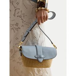 Torebka LAUREN RALPH LAUREN. Brązowe listonoszki Lauren Ralph Lauren, bez wzorów, bez dodatków. Za 1,699.00 zł.