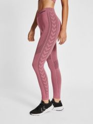 Damskie legginsy mid-rise Hummel Shaping. Brązowe legginsy Hummel, xs, bez wzorów, z dzianiny. Za 175.50 zł.
