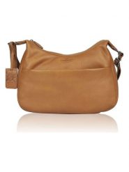 SPARWELL Skórzana torebka w kolorze jasnobrązowym - 34,5 x 21,5 x 9 cm rozmiar: onesize. Brązowe torby na ramię SPARWELL, bez wzorów, z materiału, na ramię, bez dodatków. Za 260.99 zł.