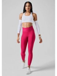 Legginsy Damskie Fitness Casall Z Wysokim Stanem. Czerwone legginsy sportowe Casall, l, bez wzorów, z materiału, z podwyższonym stanem, na fitness i siłownię. Za 238.60 zł.