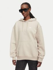 Adidas Bluza Essentials Oversized Fleece Hoodie KR3591 Beżowy Oversize. Brązowe bluzy Adidas, s, bez wzorów, z bawełny, bez kaptura. Za 238.99 zł.