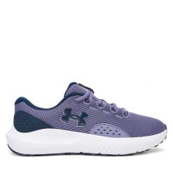 Buty do biegania Under Armour. Fioletowe obuwie sportowe Under Armour, bez zapięcia, do biegania. Za 259.99 zł.