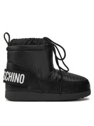 LOVE MOSCHINO Śniegowce JA24972G0LEB0000 Czarny. Czarne trapery i śniegowce Love Moschino, z materiału. Za 739.99 zł.