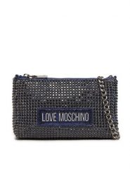 LOVE MOSCHINO Torebka JC4046PP1LLP176A Granatowy. Niebieskie torebki klasyczne Love Moschino, bez wzorów, z tworzywa sztucznego, bez dodatków. Za 629.99 zł.