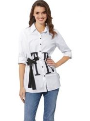 WITT WEIDEN Bluzka w kolorze białym rozmiar: 48. Białe bluzki WITT WEIDEN, bez wzorów, bez kołnierzyka, bez ramiączek. Za 43.99 zł.