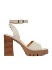 G-Star Raw Sandały CEO-S165-1303-08 Beżowy. Brązowe sandały G-Star Raw, bez wzorów, ze skóry, retro, bez obcasa, na słupku, bez zapięcia. Za 279.99 zł.