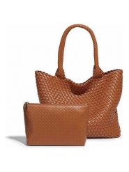 SUVRAI Torebka w kolorze jasnobrązowym - 30 x 42 x 14 cm rozmiar: onesize. Brązowe torby na ramię SUVRAI, bez wzorów, z materiału, na ramię, bez dodatków. Za 173.99 zł.