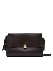 Armani Exchange Torebka XW003056 AF28605 U6032 Brązowy ciemny. Brązowe listonoszki Armani Exchange, bez wzorów, ze skóry, bez dodatków. Za 614.99 zł.