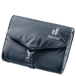 Kosmetyczka Deuter Wash Bag I - black/black. Czarne kufry i kosmetyczki Deuter, bez wzorów, z materiału, duże, bez dodatków. Za 104.49 zł.