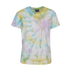 Koszulka Damska Tie Dye Boyfriend T-shirt. Czerwone bluzki Urban Classics, xl, bez wzorów, casualowe, bez kołnierzyka, bez ramiączek. Za 119.99 zł.