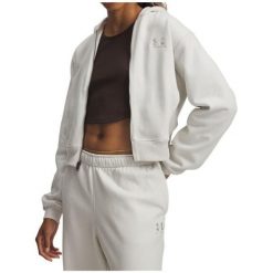 Bluza Damska UA Icon Vida Flc FZ 6003674-110. Białe bluzy Under Armour, bez wzorów, bez kaptura. Za 189.99 zł.