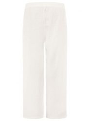 Zwillingsherz Muślinowe spodnie w kolorze białym rozmiar: onesize. Białe spodnie materiałowe Zwillingsherz, na co dzień, bez wzorów, z bawełny. Za 88.23 zł.