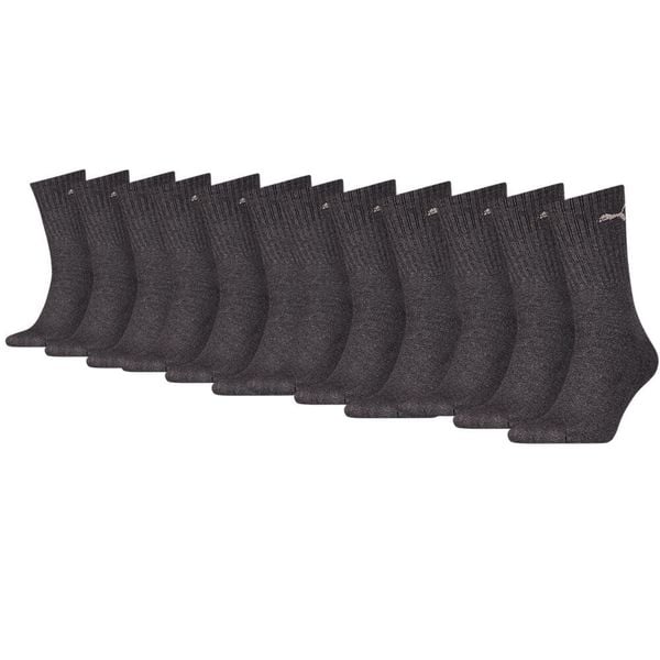 Skarpety sportowe Puma – 12 par – antracytowe. Brązowe skarpety Puma, bez wzorów, z bawełny. W wyprzedaży za 216.78 zł.