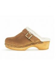 Gabor Skórzane kapcie w kolorze jasnobrązowym rozmiar: 36. Brązowe obuwie domowe Gabor, bez wzorów, z materiału, bez zapięcia. Za 140.53 zł.