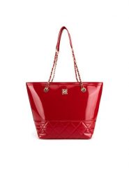 Nine West Torebka BW2A0079 Czerwony. Czerwone shopper Nine West, bez wzorów, z tworzywa sztucznego, bez dodatków. Za 229.99 zł.